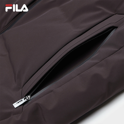 FILA CORE LIFESTYLE BLUE GEOMETRIC SNOW ART Men Down Jacket (Grey)