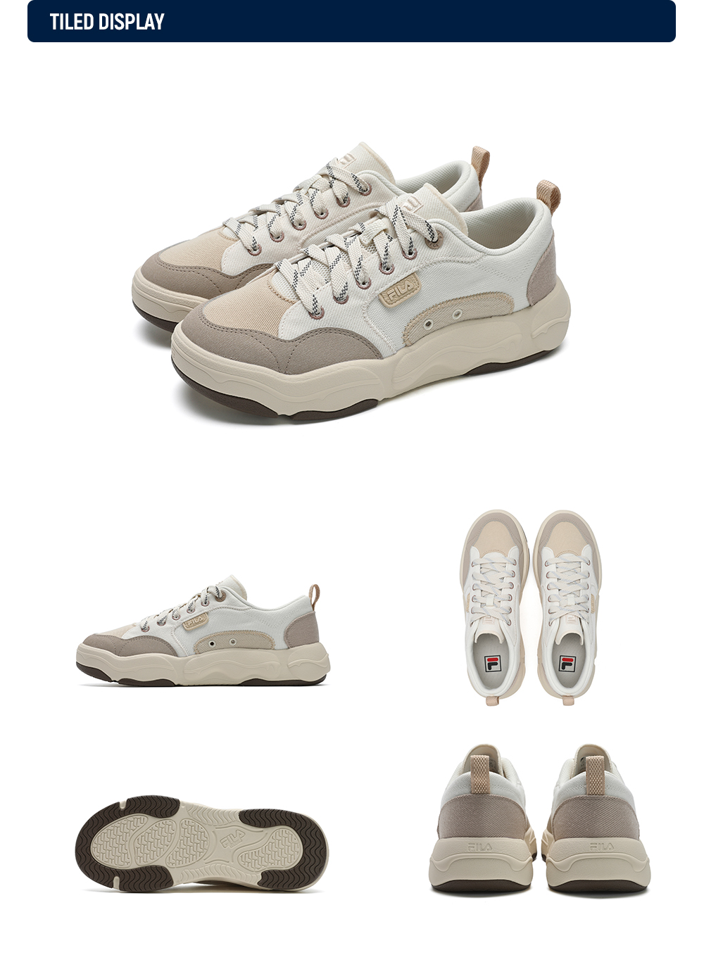 FILA CORE FASHION BURGER Men Canvas Shoes (Yellow / White)