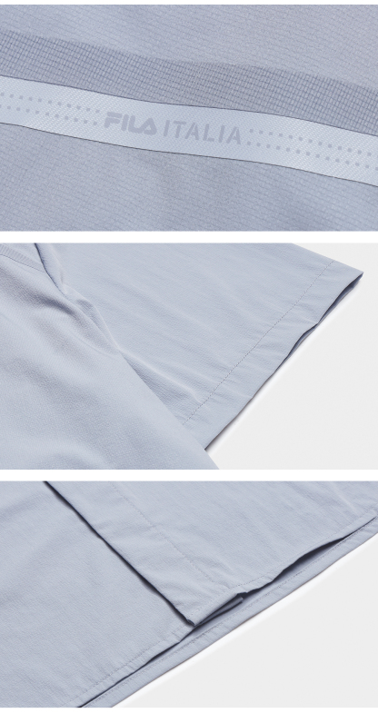 FILA CORE LIFESTYLE WHITE EVERYDAY ELEGANCE Men Short Sleeves Shirt