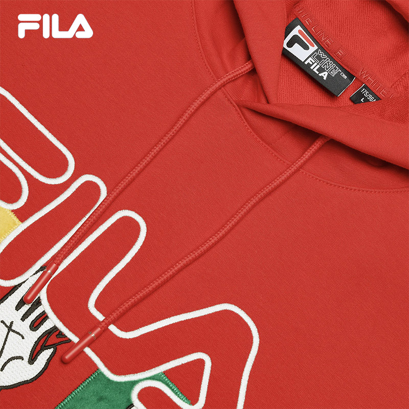 FILA CORE LIFESTYLE ORIGINALE FILA SOPHEY Men Hoodie (Red / White)