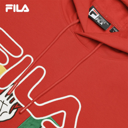 FILA CORE LIFESTYLE ORIGINALE FILA SOPHEY Men Hoodie (Red / White)