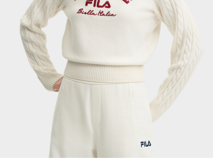 FILA CORE LIFESTYLE FILA ORIGINALE WINTER TENNIS CLUB Women Knit Sweater (Ash)