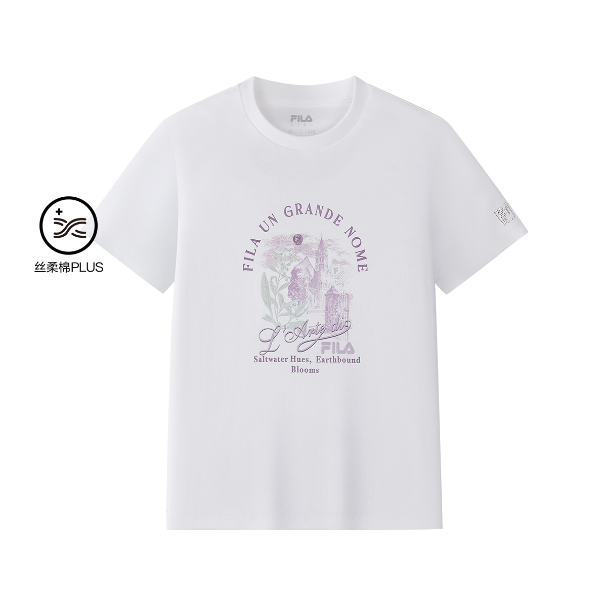 FILA KIDS WHITE LINE Girls Short Sleeves T-Shirt
