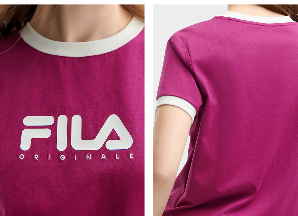 FILA CORE WHITE LINE FILA ORIGINALE Women Short Sleeve T
