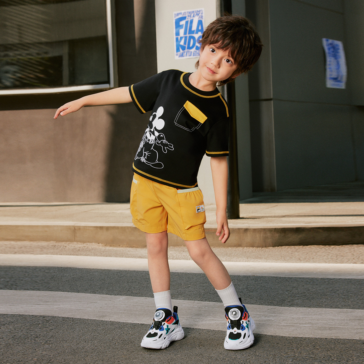 FILA KIDS CROSS OVER Boys Short Sleeves T-Shirt