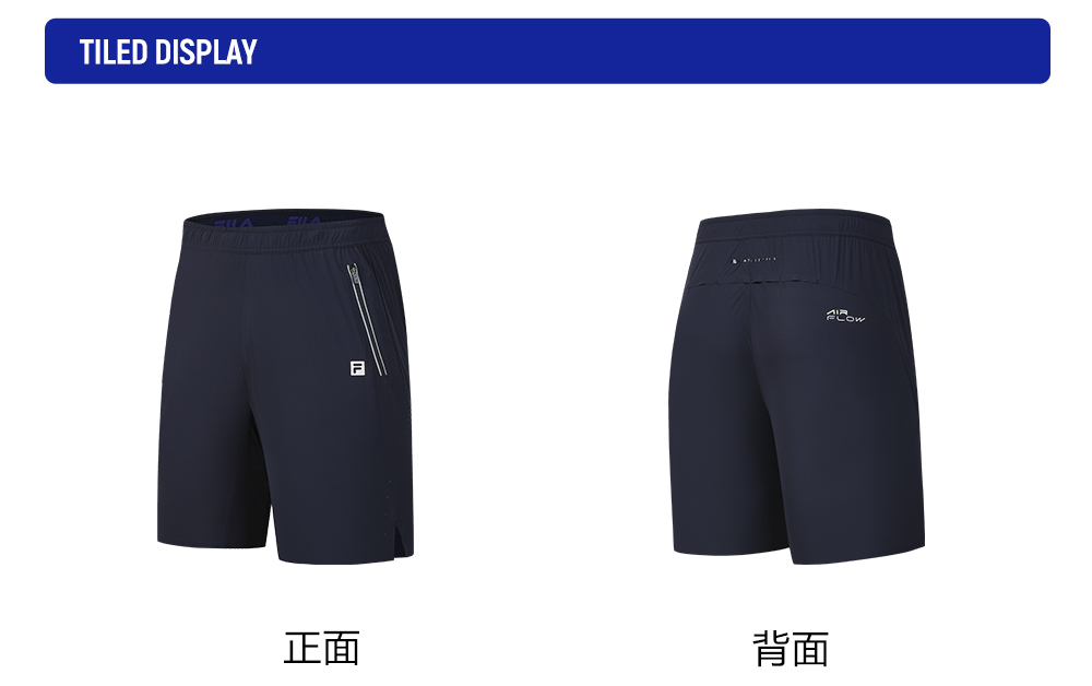 FILA CORE ATHLETICS FITNESS Men Woven Shorts (Navy)