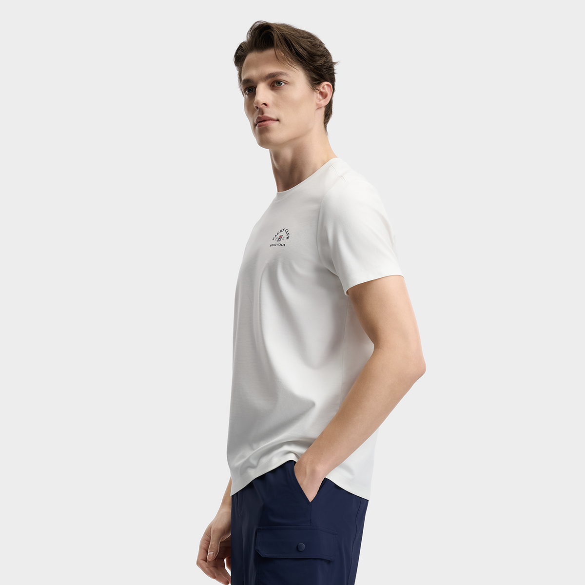 FILA MEN'S HERITAGE Knitted Short Sleeve Top