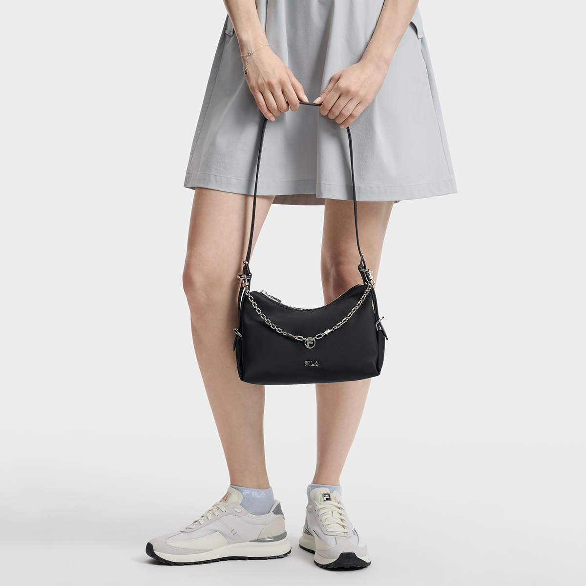 FILA CORE LIFESTYLE WHITE Women Crossbody Bag