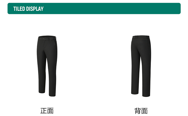 [Xulongyi] FILA CORE GOLF Men Woven Pants in Black
