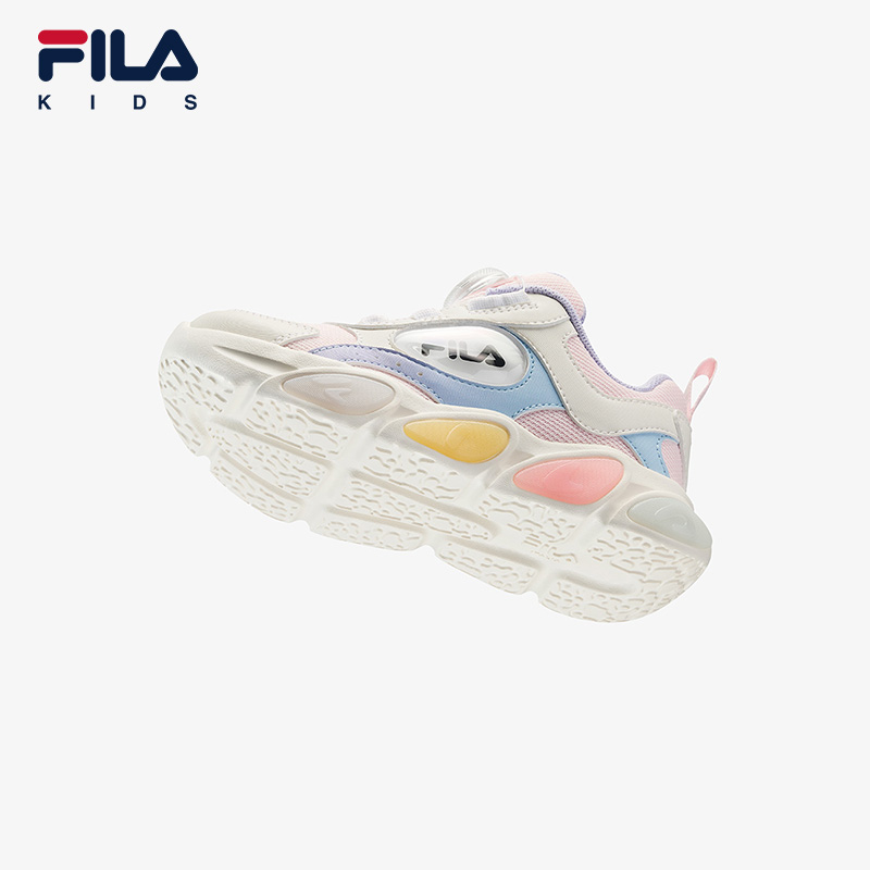 FILA KIDS FERRIS WHEEL HERITAGE Girl's Light-up Sneakers in Pink