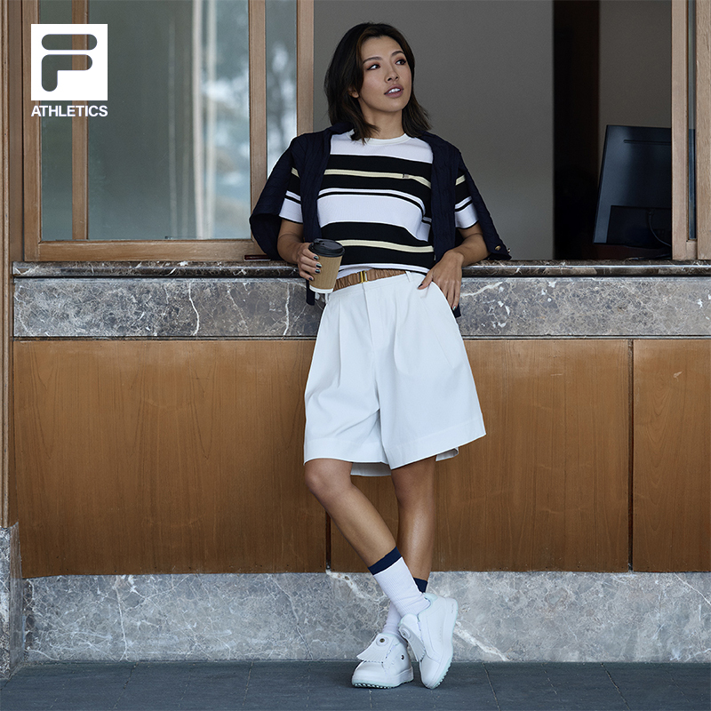 FILA CORE ATHLETICS GOLF ELITE GOLF CLUB Women Knit Sweater (White)