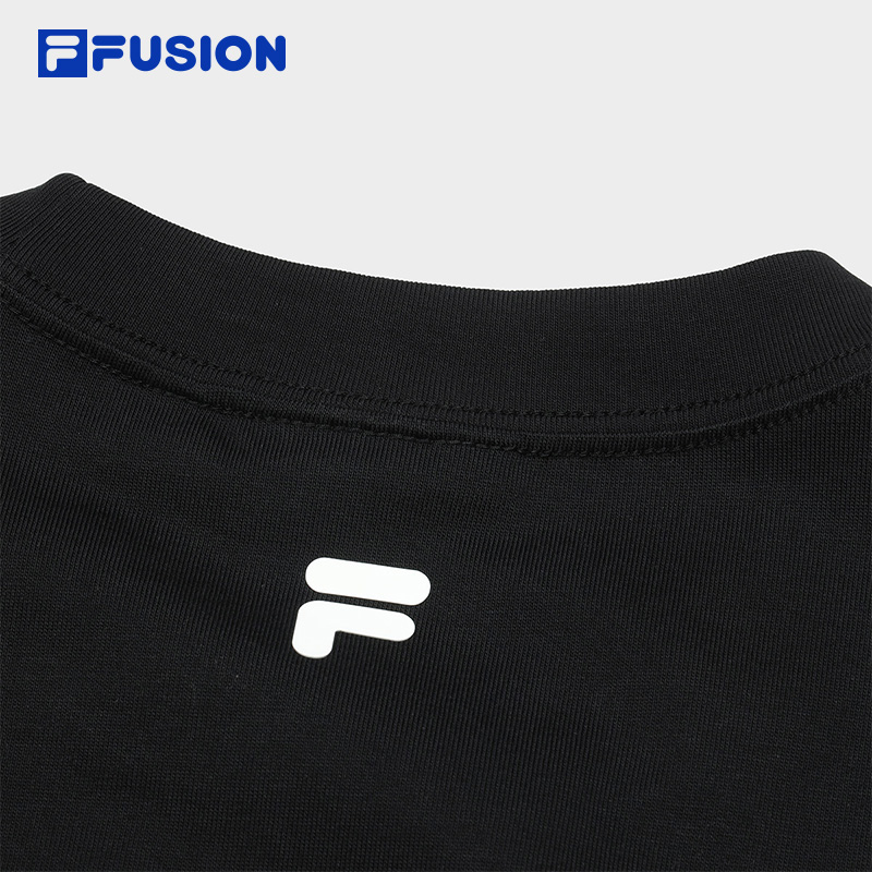 FILA FUSION INLINE UNIFORM Men Short Sleeve T-shirt (Ash  / Black)