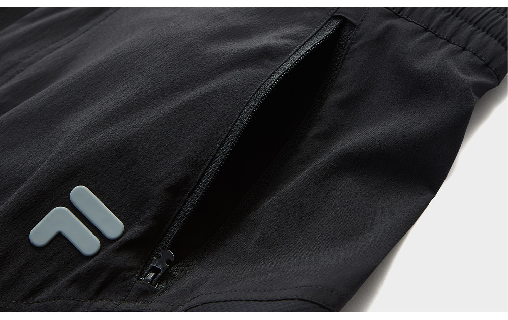 FILA FUSION INLINE FUSION X URBAN TECH CITY CANOPY TREK Men Woven Pants (Black)