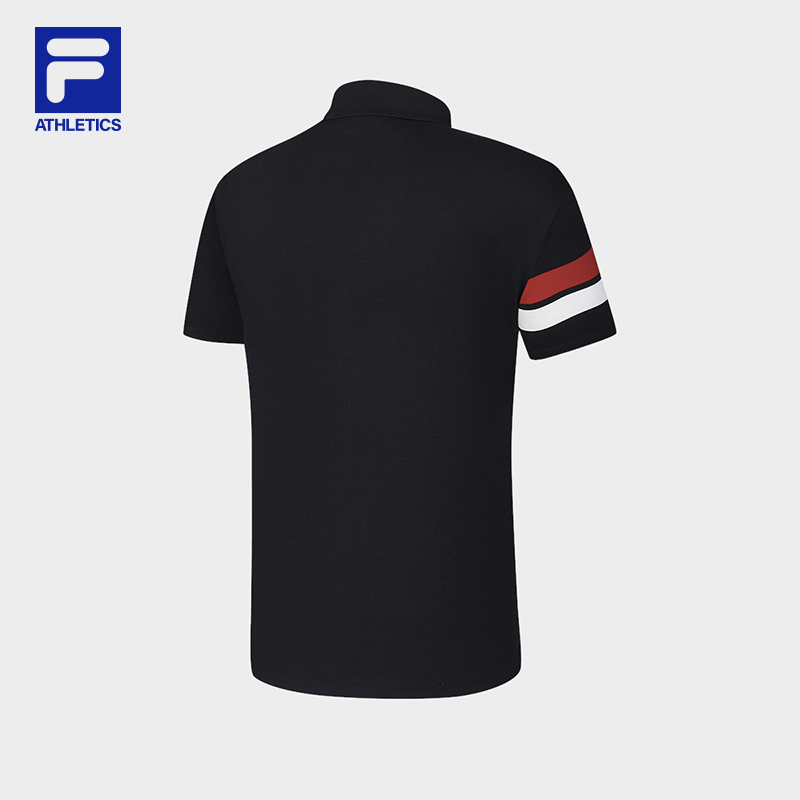 FILA CORE ATHLETICS TENNIS BOUNCY COURT Men Short Sleeve Polo (Navy / White)