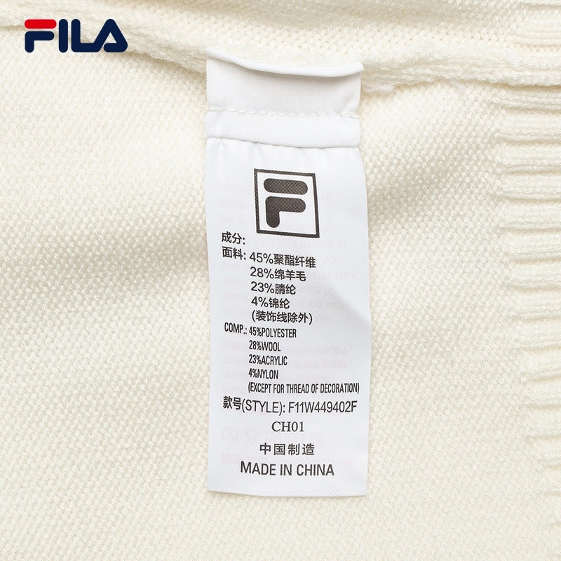 FILA CORE LIFESTYLE FILA ORIGINALE WINTER TENNIS CLUB Women Knit Sweater (Ash)