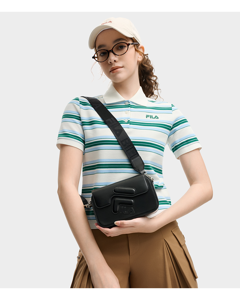 FILA CORE LIFESTYLE CROSSBODY BAG Women Crossbody Bag (Black / White)