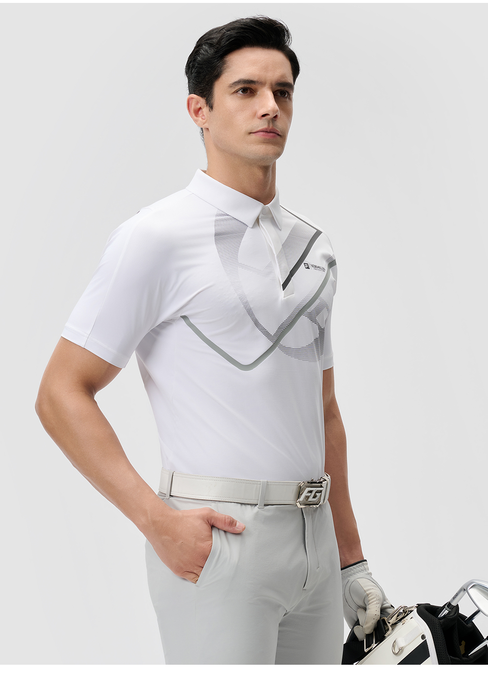 FILA CORE ATHLETICS GOLF2 Men Short Sleeve Polo (White)