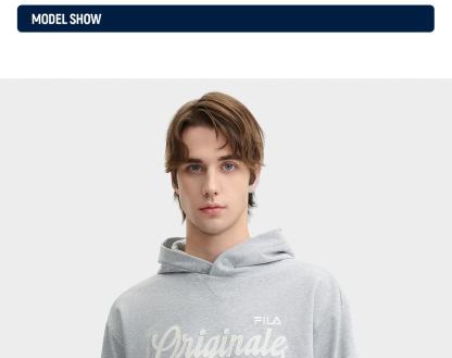 FILA CORE LIFESTYLE FILA ORIGINALE WINTER TENNIS CLUB Men Hoodie (Grey)