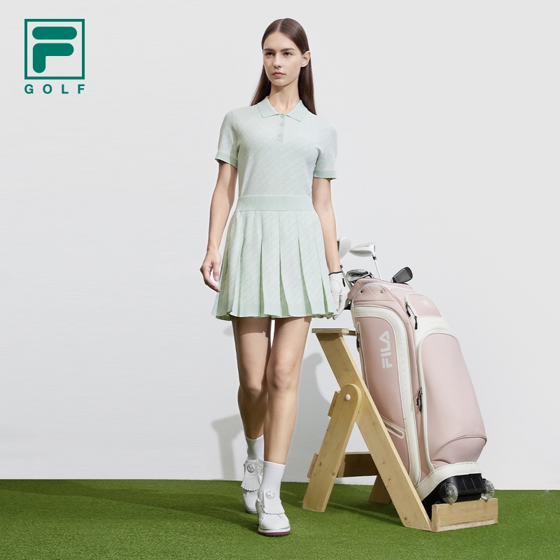 FILA CORE ATHLETICS GOLF Womens Knit Sweater in Light Green
