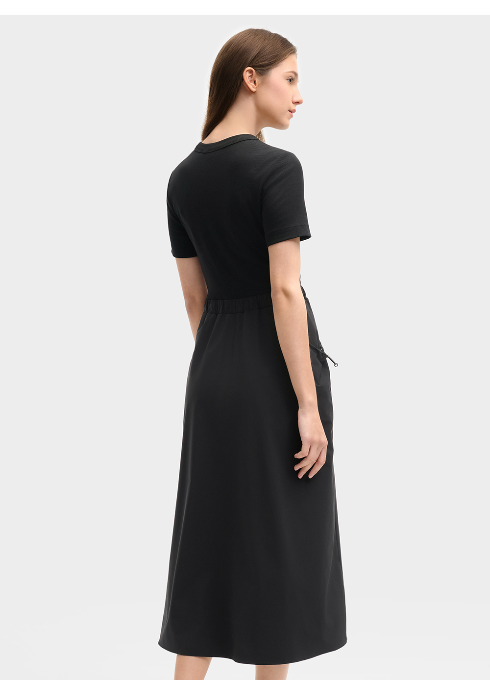 FILA CORE LIFESTYLE MILANO ENJOY A CUP OF JOE Women Dress (Black)