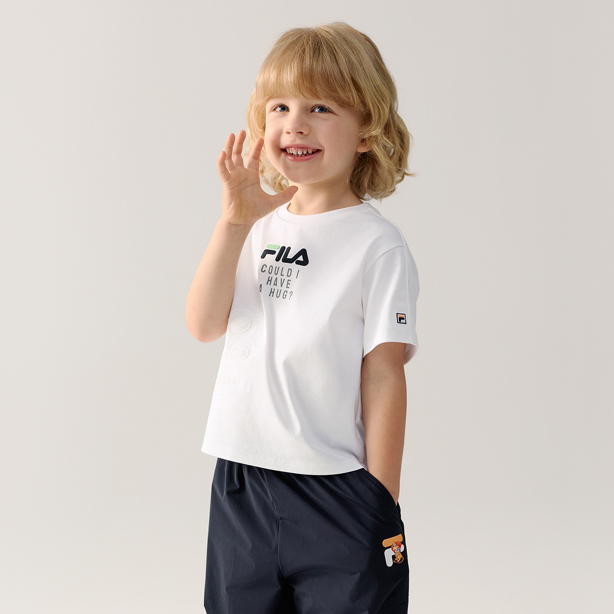 FILA KIDS CROSS OVER Boys Short Sleeves T-Shirt