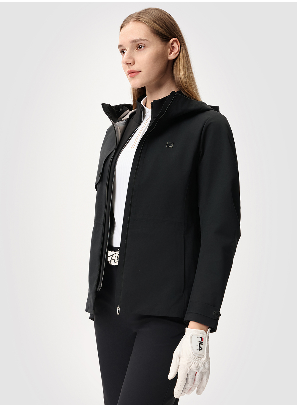 FILA CORE ATHLETICS GOLF BTB LUXURY CLASISSANCE Women 2-piece Top (Black)