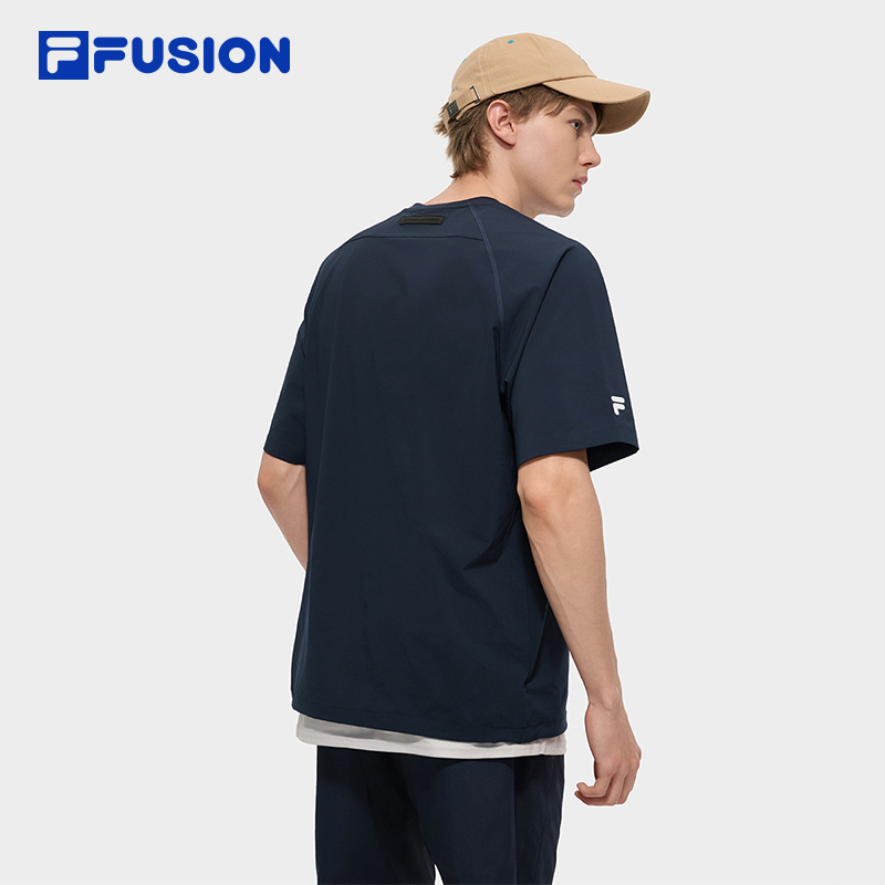 FILA FUSION  FUSION LIFE FUSIONEER DOWNTOWN DRIFT Men Short Sleeve T-shirt (Blue / Green)