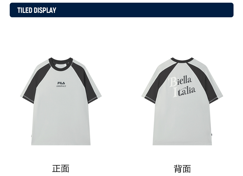 FILA CORE LIFESTYLE ORIGINALE DREAMS ON THE COURT Men Short Sleeves T-Shirt (Ash)