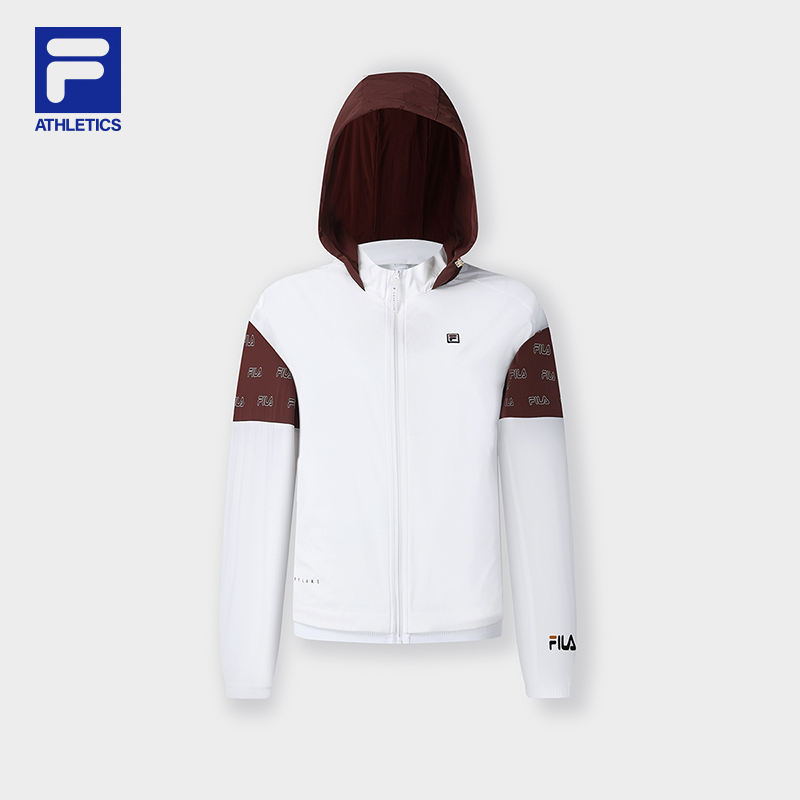 FILA CORE SPORTS ATHLETICS TENNIS Women Woven Top in White