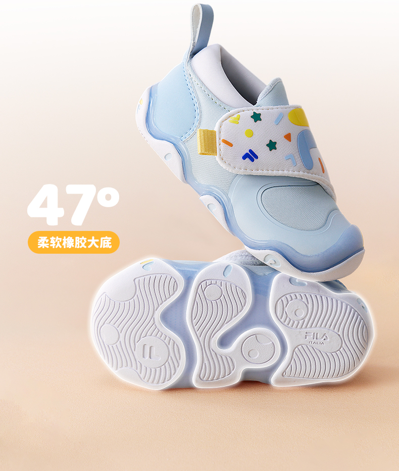 (EU 18 - 21) FILA KIDS HERITAGE AMORE Boys/Girl's Learner's Velcro Shoes Sneakers