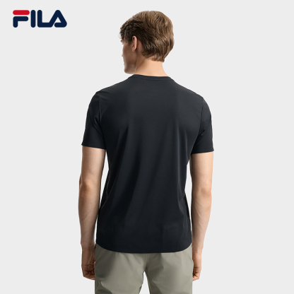 FILA CORE LIFESTYLE BLUE CITY WALKER Men Short Sleeve T-shirt (Black / White)