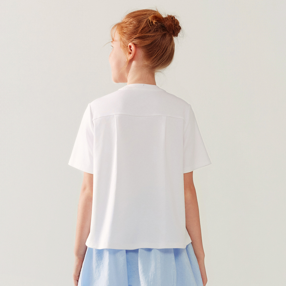 FILA KIDS WHITE LINE Girls Short Sleeves T-Shirt