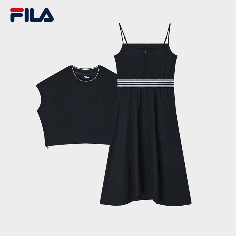 FILA CORE LIFESTYLE EMERALD SUMMER BREEZE Women 2 Piece Dress