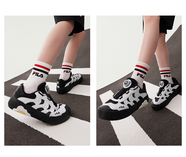 (EU 33 - 38) FILA KIDS HERITAGE OMELETTE Boys/Girl's Sneakers