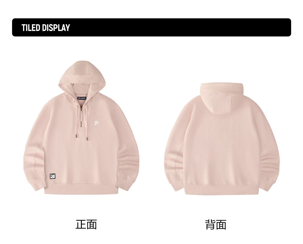 FILA FUSION INLINE WORKWEAR SKATE URBAN EDGE Women Hoodie (Pink / White)