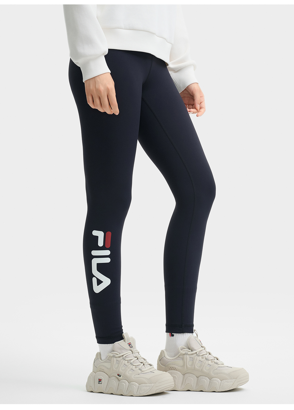 FILA CORE LIFESTYLE FILA ORIGINALE WINTER TENNIS CLUB Women Knitted Leggings (Navy)