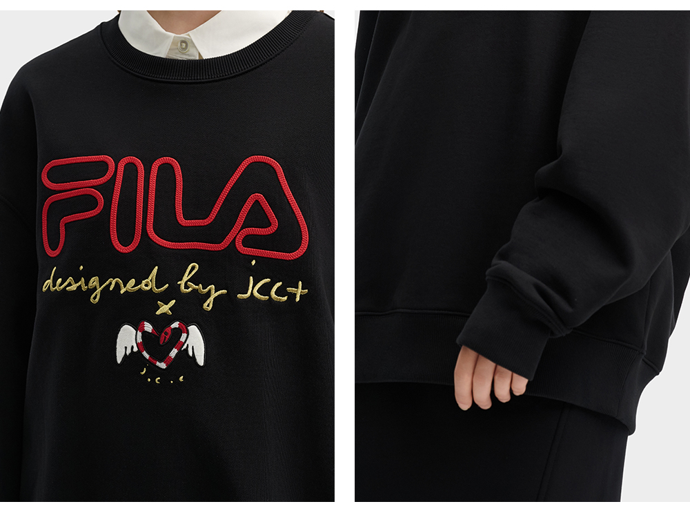 FILA CORE LIFESTYLE ORIGINALE FILA SOPHEY Men Sweatshirt (Black / White)