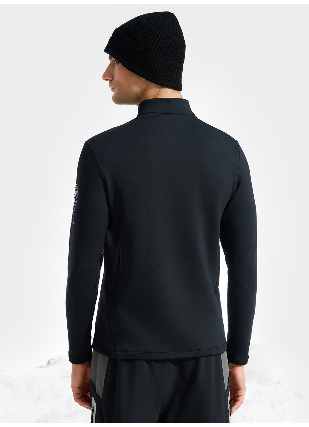 FILA CORE ATHLETICS SKI FILA X JAMES JEAN Men Long Sleeve Top (Black / White)