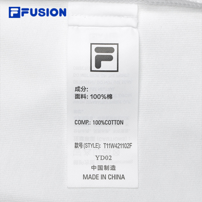 FILA FUSION INLINE URBAN TECH Women Short Sleeve T-shirt in White