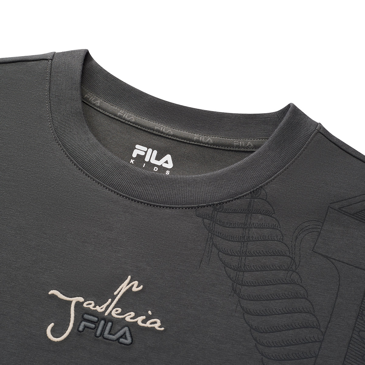 FILA KIDS WHITE LINE WHITE LINE Boys Short Sleeves T-Shirt