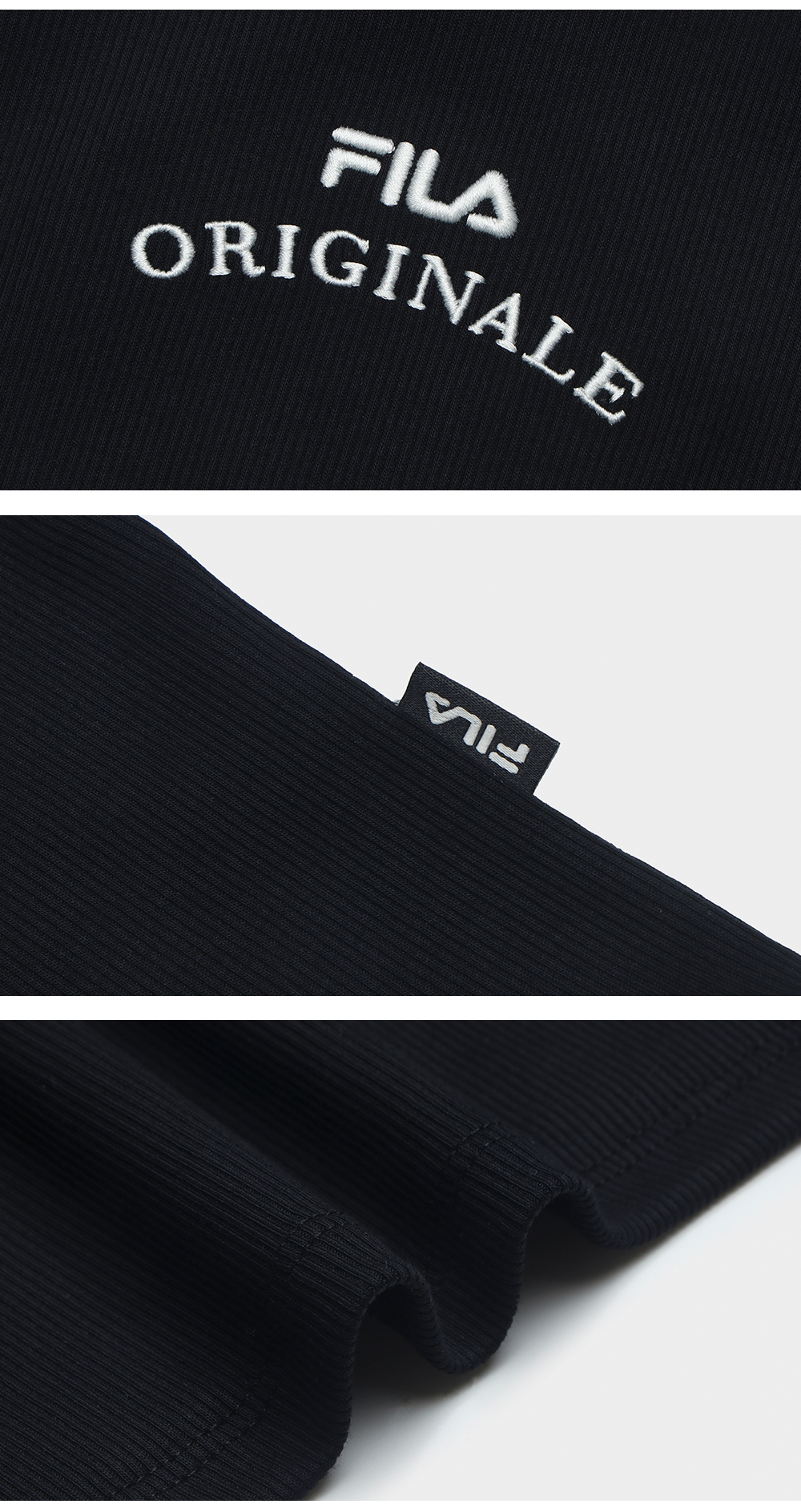 FILA CORE LIFESTYLE ORIGINALE DREAMS ON THE COURT Women Knitted Sleeveless Top (Black / White)
