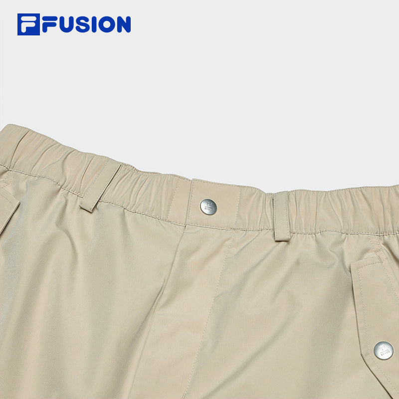 FILA FUSION x BEAMS Unisex Woven Pants in Light Khaki