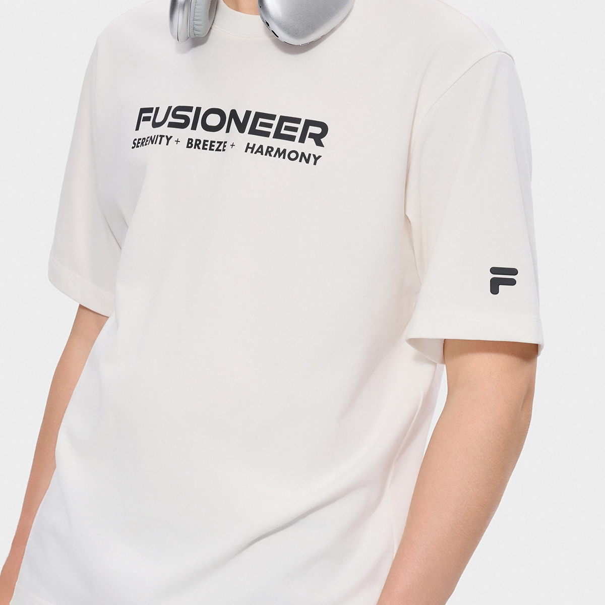 FILA FUSION INLINE Men Knitted Short Sleeve Top