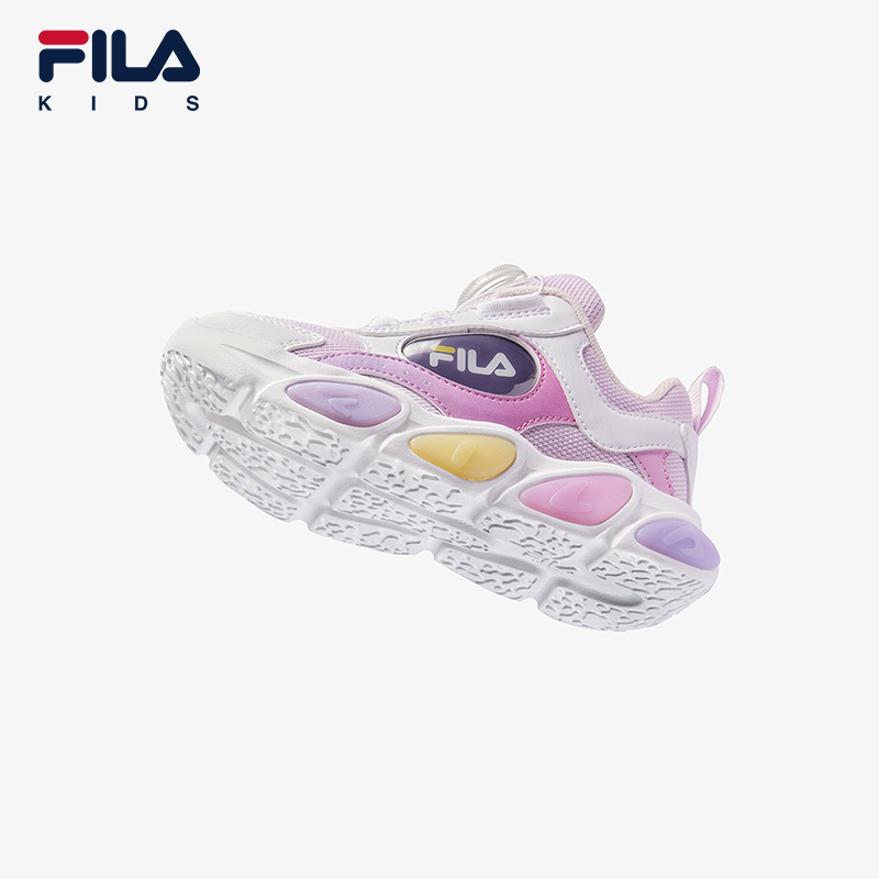 FILA KIDS FERRIS WHEEL HERITAGE Girl's Light-up Sneakers in Pink