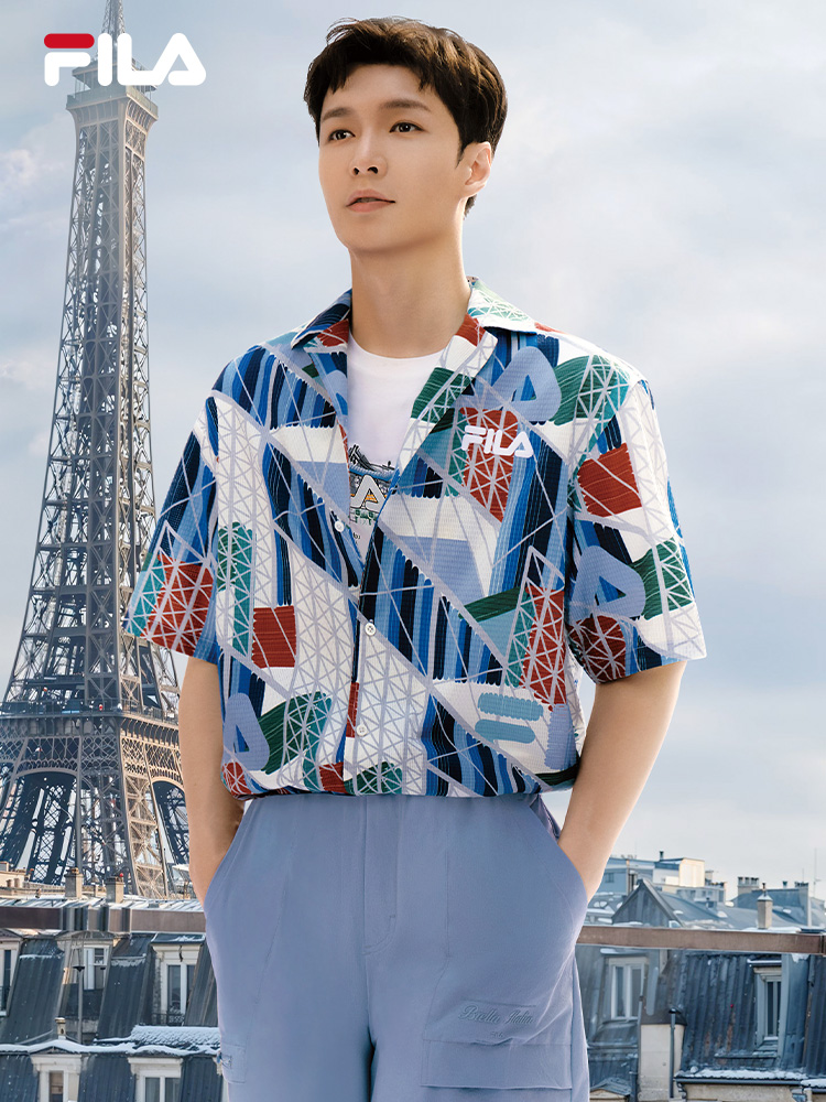 FILA CORE LIFESTYLE HERITAGE Men Short Sleeves Shirt (Full