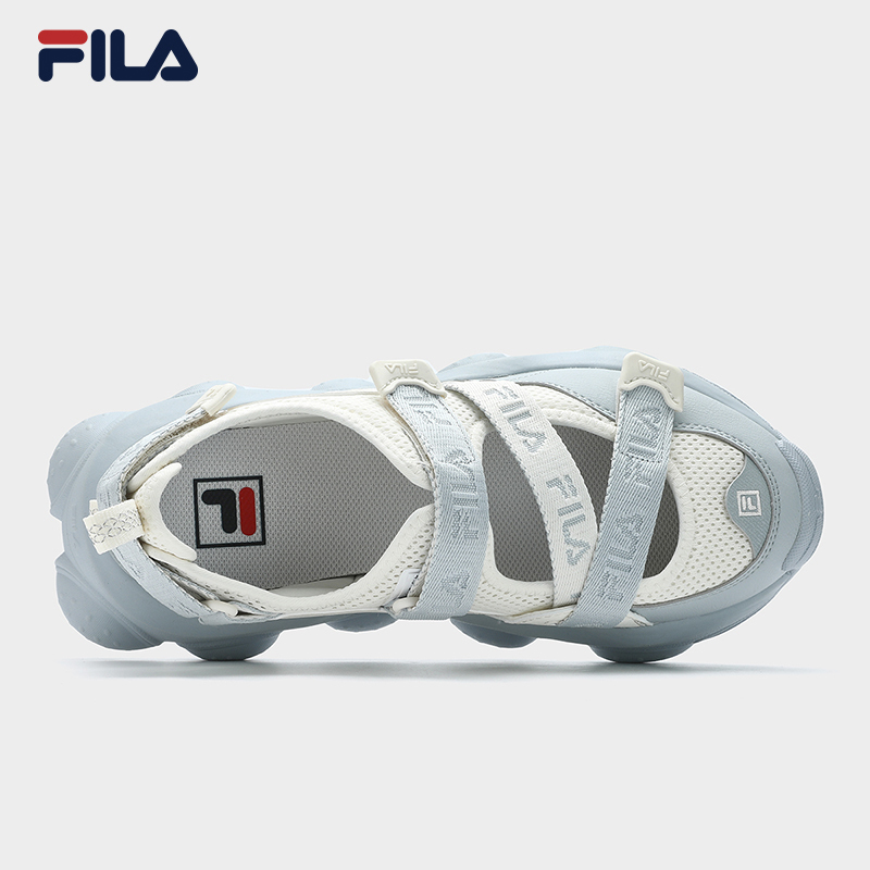 FILA CORE FRAGOLA FASHION MODERNO Women's Sandal Shoes (White-Grey / Cream-Brown / Black)