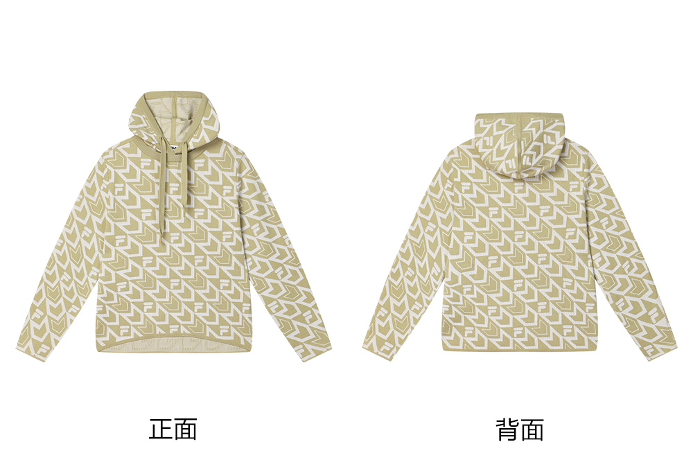 FILA CORE LIFESTYLE FILA EMERALD CHEVAL BLANC COURCHEVEL Women Knit Sweater (Full Print)