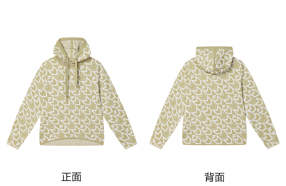 FILA CORE LIFESTYLE FILA EMERALD CHEVAL BLANC COURCHEVEL Women Knit Sweater (Full Print)