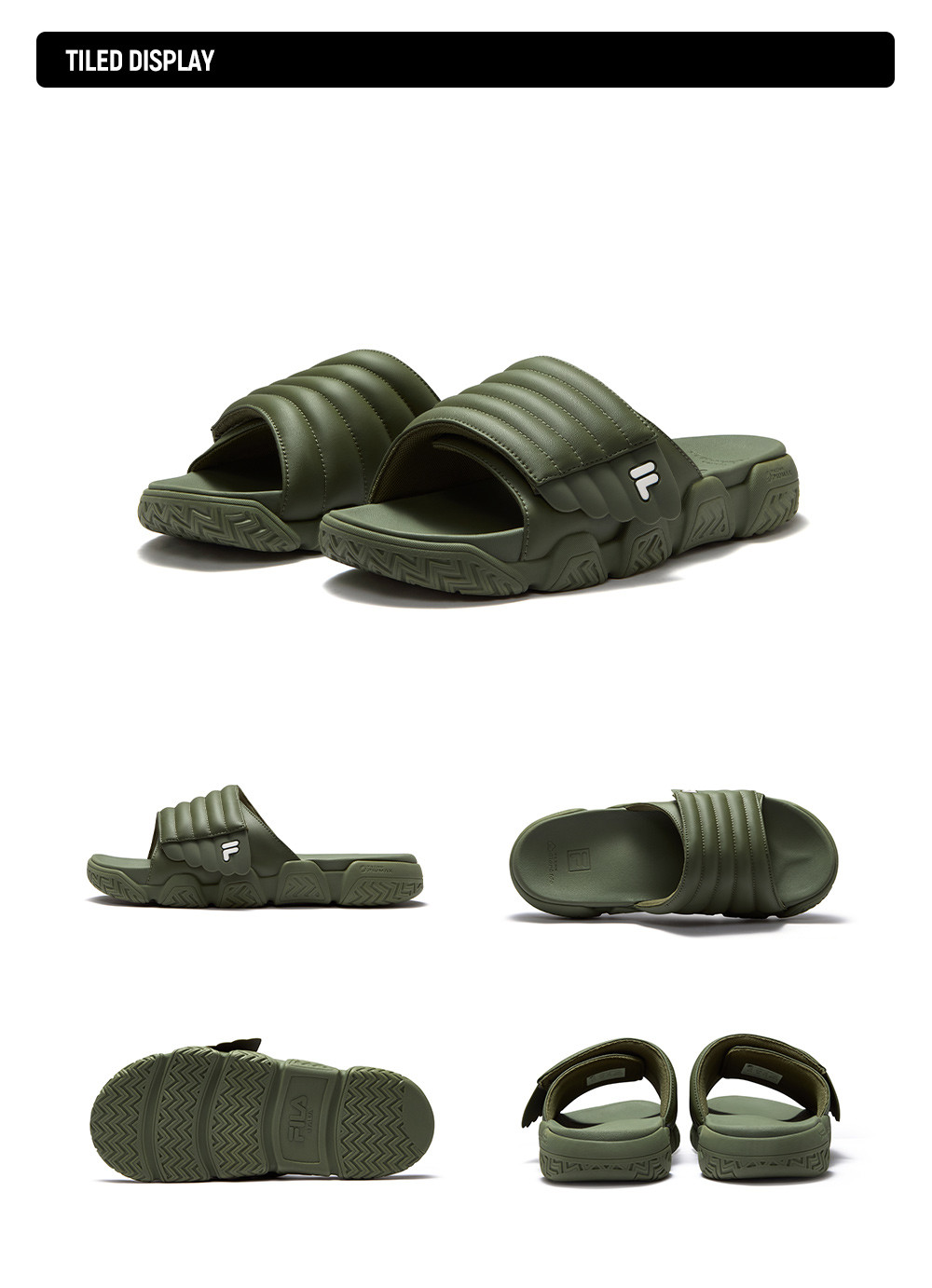 [NEW] FILA FUSION BARRICADE Men Slippers / Sliders (2 Colors Available) - T12M421503FCG / T12M421503FCK