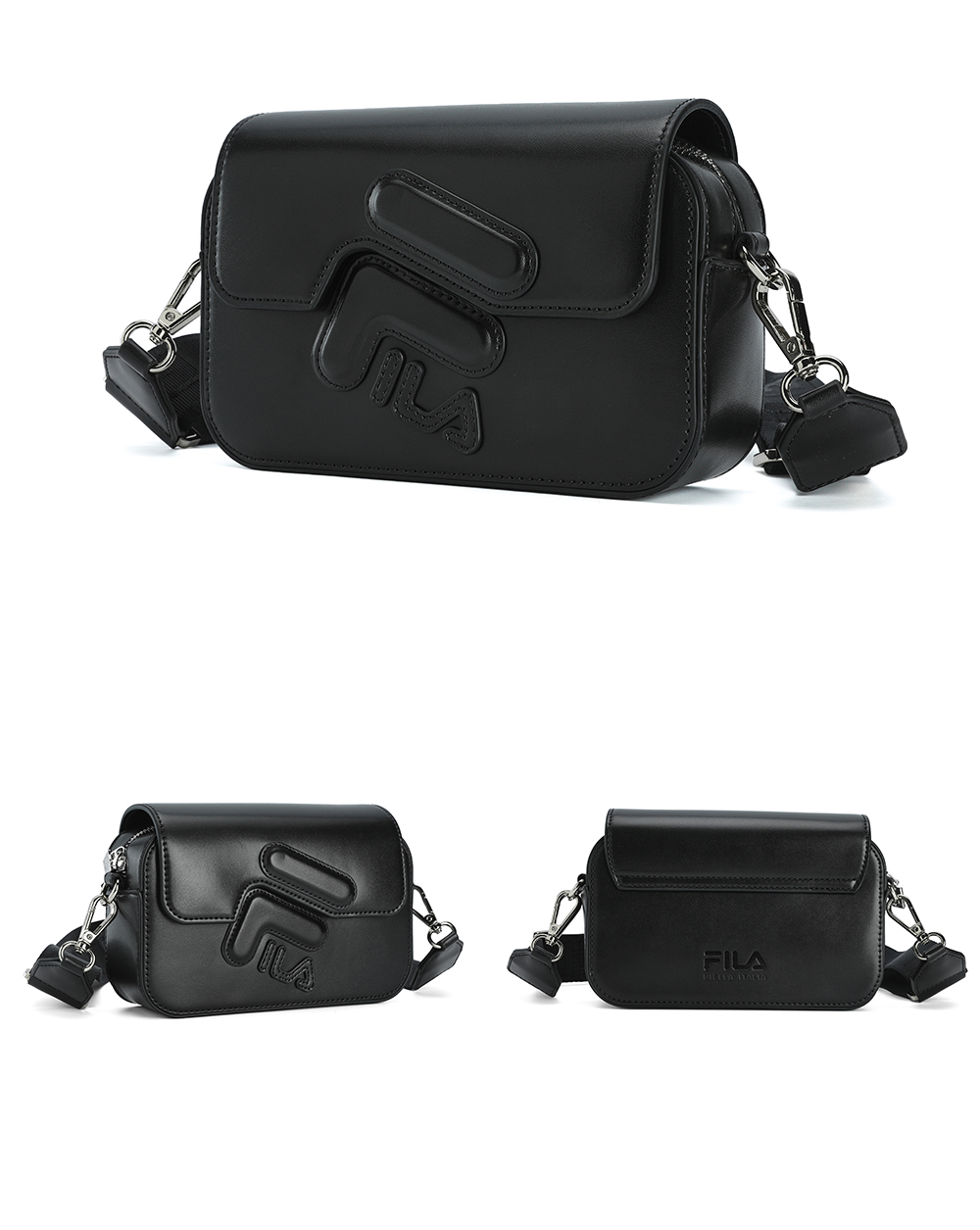 FILA CORE LIFESTYLE CROSSBODY BAG Women Crossbody Bag (Black / White)